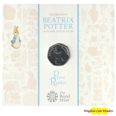 2019 BU 50p Coin Pack - Peter Rabbit
